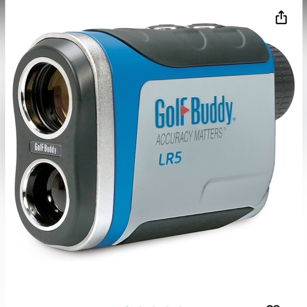 GolfBuddy LR5 Golf Laser Rangefinder, Light Gray/Blue